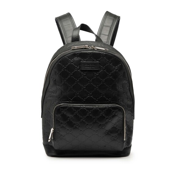 Gucci Handbags - Pre-Loved Gucci Guccissima Backpack